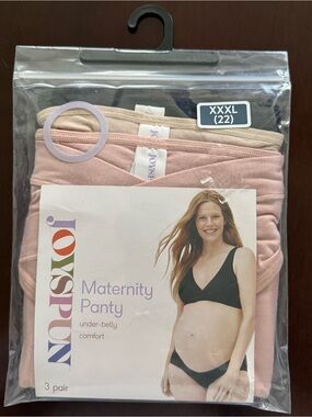 Joyspun Maternity Panty 3-Pack — Size XXXL (22)